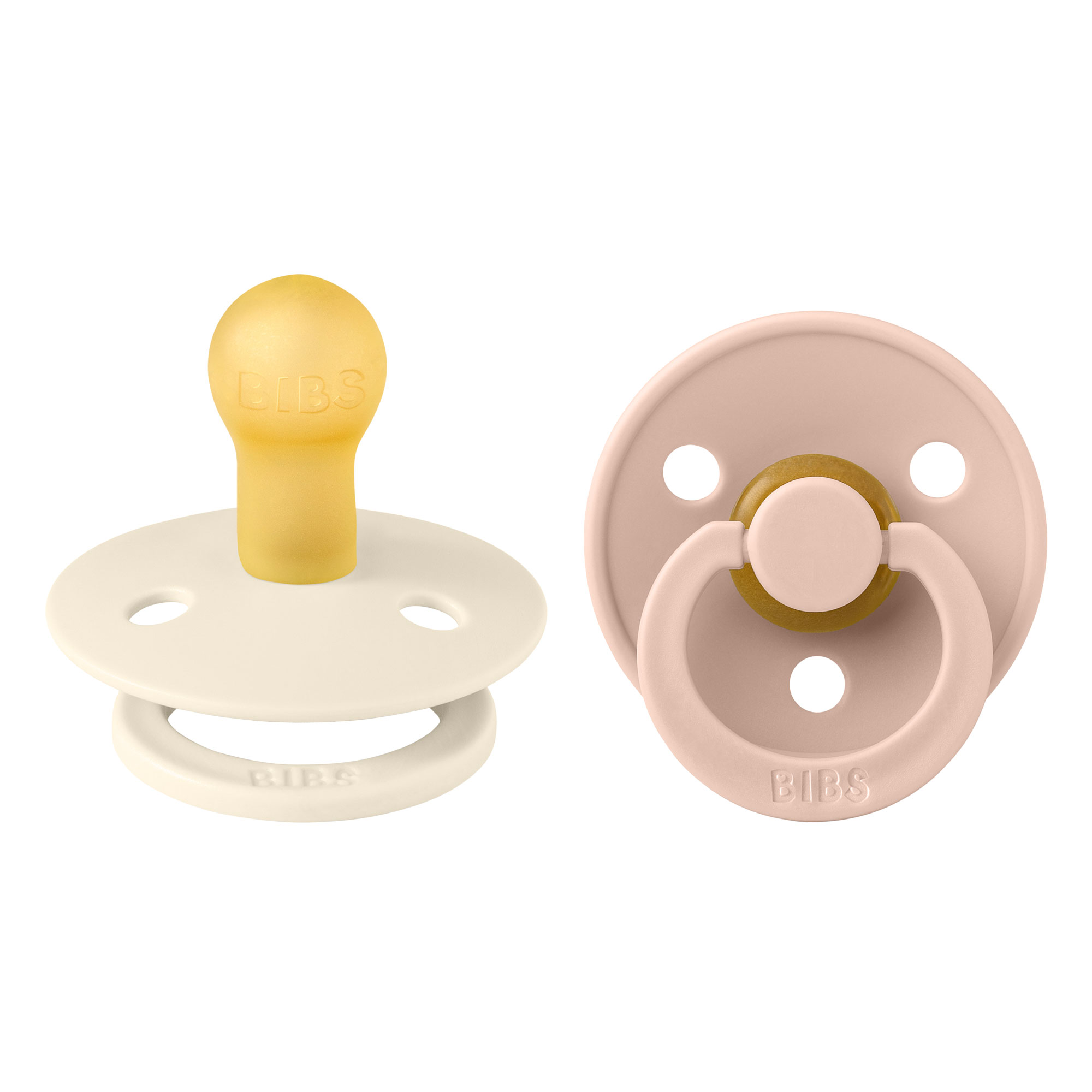 BIBS-Colour-cumliky-z-prirodneho-kaucuku-2ks-Ivory-Blush-velkost-1