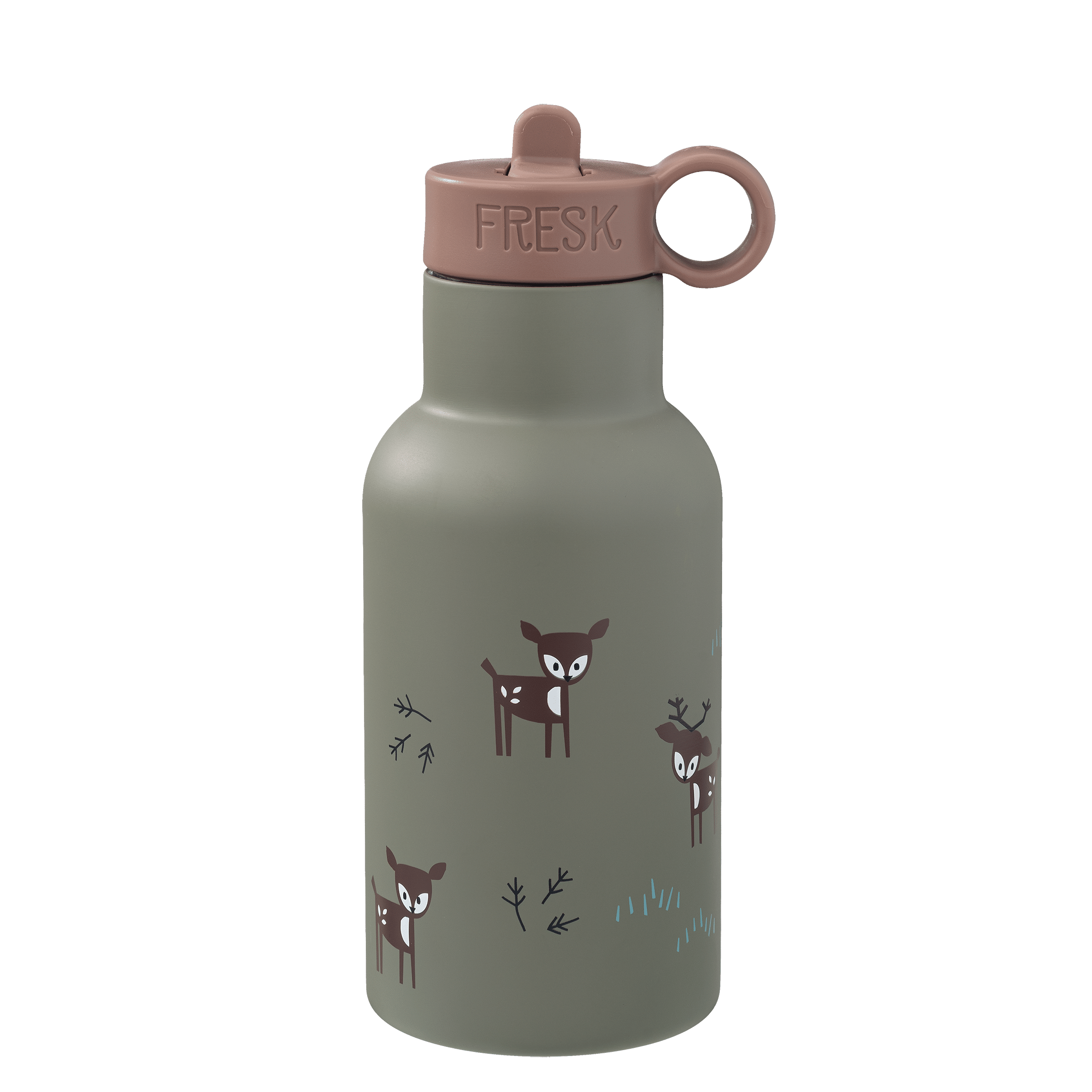 Fresk-FD300-81-Nordic-Flask-Deer-Olive