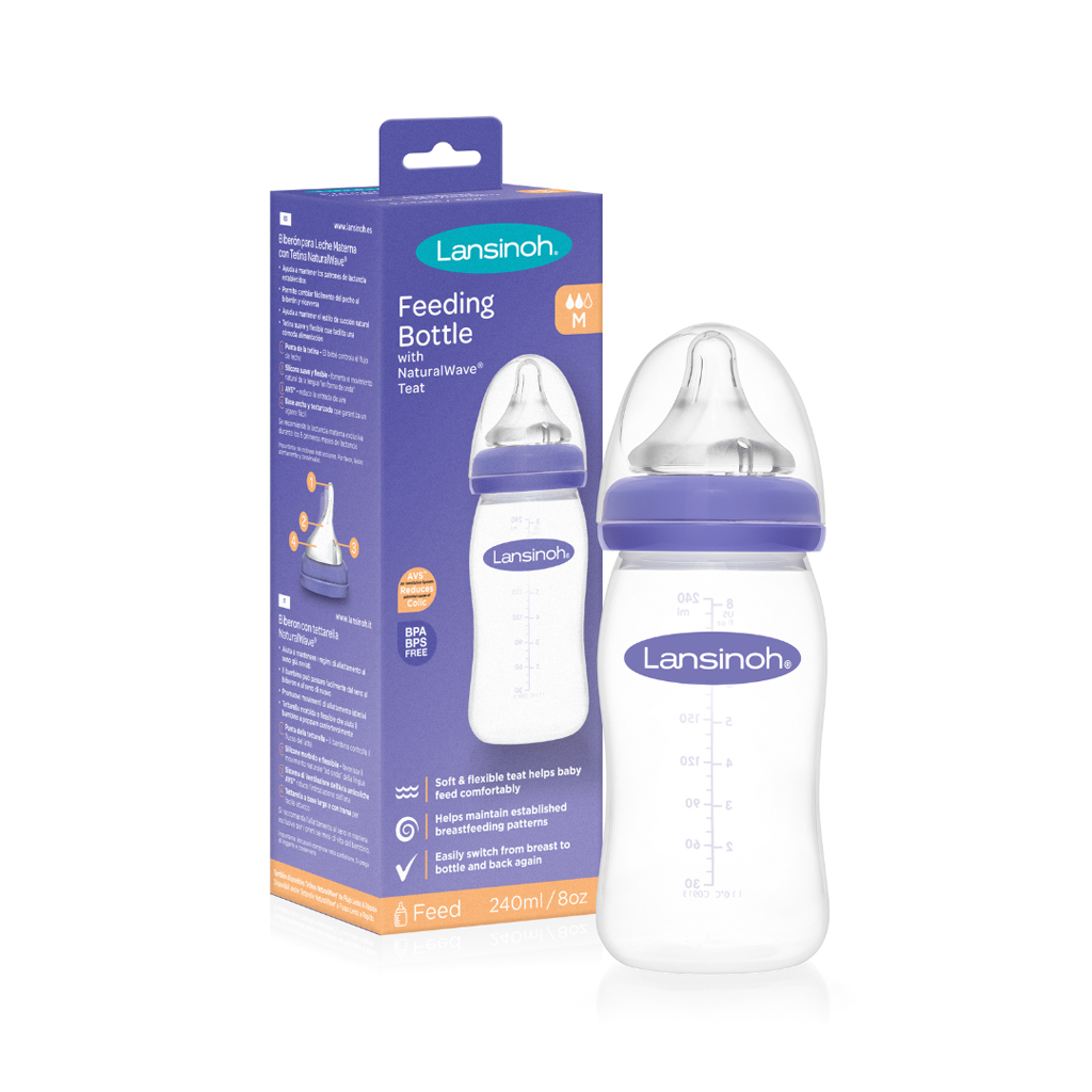 Lansinoh Dojčenská fľaša s NaturalWave® cumľom - Lansinoh