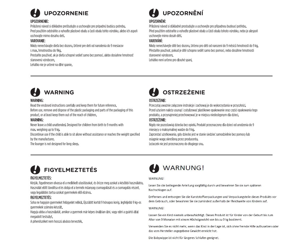 Warnings